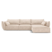 Béžová rohová pohovka (pravý roh) Vanda – Mazzini Sofas