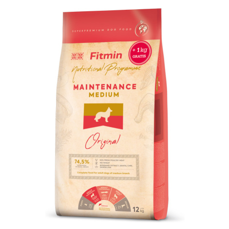 Fitmin Program Medium Maintenance - 12 kg + 1 kg zdarma!