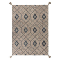 Šedý vlněný koberec Flair Rugs Diego, 160 x 230 cm