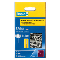 Nýty hliníkové Rapid High Performance 4,8×10 mm 350 ks