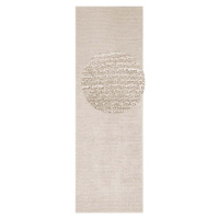 Béžový běhoun Mint Rugs Supersoft, 80 x 250 cm