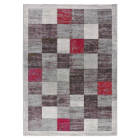 Červeno-šedý koberec 133x190 cm Sheki – Universal