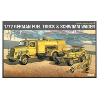 Model Kit military 13401 - GERMAN FUELTANK & SHIWIMM (1:72)