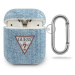 Guess GUACA2TPUJULLB pouzdro na AirPods 2. Generace / 1. Generace light blue Jeans Collection