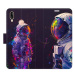 iSaprio Flip pouzdro Neon Astronaut 02 pro Huawei P20 Lite