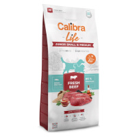 CALIBRA Life Fresh Beef Junior Small & Medium granule pro psy 1 ks, Hmotnost balení: 12 kg