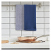 DecoKing Kuchyňská utěrka Louie modrá, 50 x 70 cm, sada 3 ks