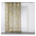 Okrově žlutá voálová záclona 140x280 cm Milady – douceur d'intérieur