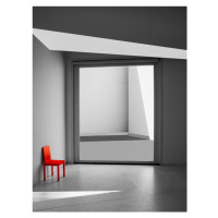 Fotografie The red chair, 30 × 40 cm