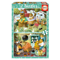 Puzzle Forest Tales Educa 2 x 20 dílků