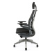 Kancelářská ergonomická židle Office Pro KARME MESH —  více barev Červená žíhaná