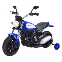 Mamido Dětská elektrická motorka Street Bob modrá
