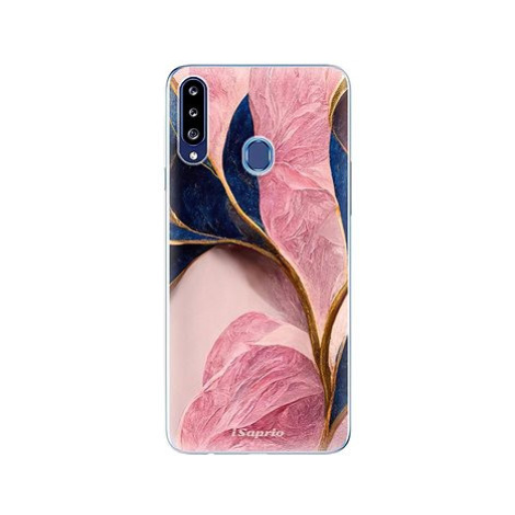 iSaprio Pink Blue Leaves pro Samsung Galaxy A20s