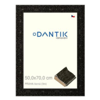 DANTIK rámeček 50 × 70, PRAHA černý plexi čiré