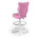 Entelo Pohodlná dětská židle bez područek k psacímu stolu RŮŽOVÁ Zvolte rozměr: dítě 133 - 159 c