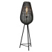 Černá stojací lampa (výška 128 cm) Yumi – Light & Living