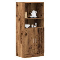 vidaXL Kuchyňská skříňka old wood 57x41,5x131,5 cm kompozitní dřevo