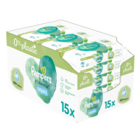 PAMPERS Harmonie Aqua vlhčené ubrousky 15 balení = 720 ubrousků