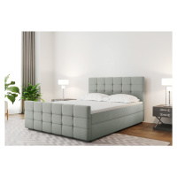 Expedo Čalouněná postel boxspring MARENA + vrchní matrace, 120x200, jasmine 34