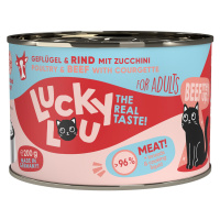 Lucky Lou Lifestage Adult drůbež a hovězí maso 24 × 200 g