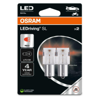 OSRAM LED P21W LEDriving SL Red 12V blistr 2ks 7506DRP-2BL