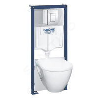 Grohe 39468000 - Set předstěnové instalace, klozetu a sedátka softclose, tlačítko Skate Cosmopol