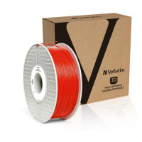 VERBATIM 3D Printer Filament PLA 1.75mm, 335m, 1kg red (OLD PN 55270)