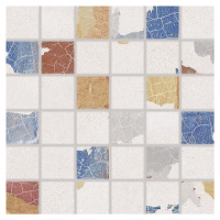 Mozaika Rako Betonico vícebarevná 30x30 cm mat WDM06796.1