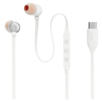 JBL TUNE 310 USB-C White Sluchátka do uší