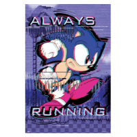 Plakát Sonic the Hedgehog - Always Runnig (150)