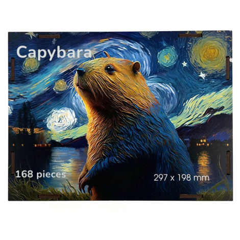 BusyKids Wooden Puzzle Capybara