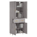 vidaXL Skříň highboard šedá sonoma 69,5 x 34 x 180 cm kompozitní dřevo