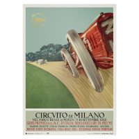 Umělecký tisk Monza Circuit - 100 Years Anniversary - 1922, 50 × 70 cm