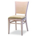Židle ART001 - látka Barva korpusu: Černá, látka: Micra marone