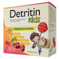 Detritin Kids Lízátka Na Imunitu Višeň 12ks