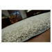 Dywany Lusczow Kulatý koberec SHAGGY Hiza 5cm šedý