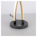 PAUL NEUHAUS LED stolní lampa černá / zlatá dotykový stmívač prohnutý design do interiéru 3000K 