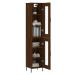 vidaXL Skříň highboard hnědý dub 34,5 x 34 x 180 cm kompozitní dřevo