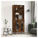 vidaXL Skříň highboard kouřový dub 69,5 x 34 x 180 cm kompozitní dřevo