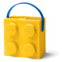 Lego® svačinový box s rukojetí žlutý