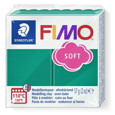 FIMO soft 57g - tmavá zelená Figured ART