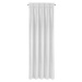 Dekorační vzorovaná záclona s řasící páskou PAULA bílá/stříbrná 140x270 cm (cena za 1 kus) MyBes