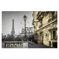 Fotografie Parisian Charm | golden, Melanie Viola, 40 × 26.7 cm