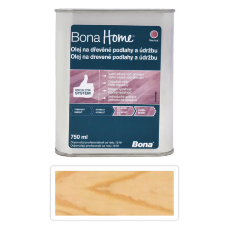 BONA Home Olej na dřevěné podlahy a údržbu 0.75 l Bezbarvý
