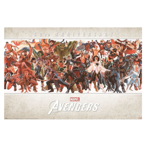 Plakát Avengers - 60th Anniversary by Alex Ross (281) Europosters