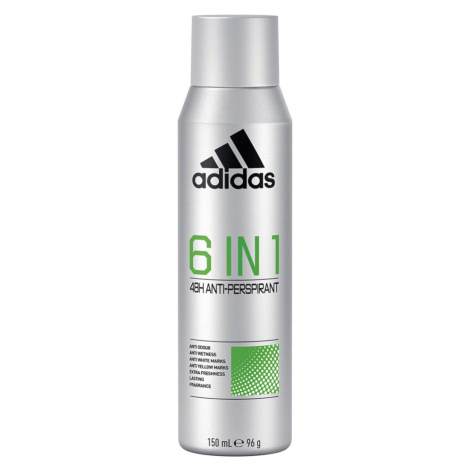 ADIDAS 6 in 1 Antiperspirant sprej pro muže 150 ml