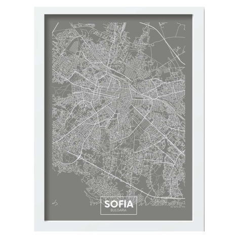 Plakát v rámu 40x55 cm Sofia – Wallity