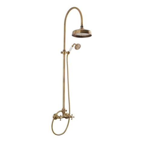 Paffoni Ricordi sprchový systém s kohoutkovou baterií bronz ZCOL000BR