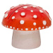 Červený kamenný stojací stojan na fotky 7x6 cm Mushroom – Sass & Belle