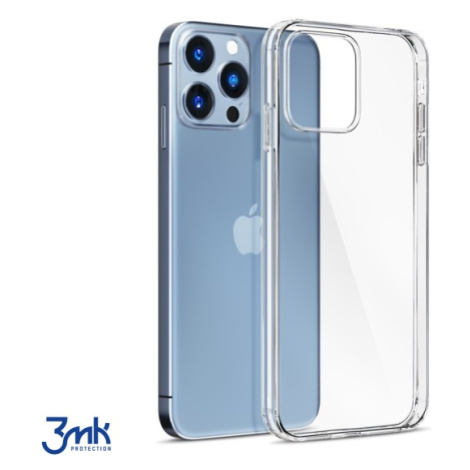 Silikonové pouzdro 3mk Clear Case pro Apple iPhone 14 Pro Max, transparentní